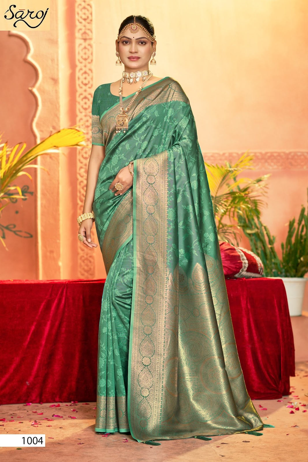 Silver Sand Silk Vol 3 Saroj Sarees Exporter India