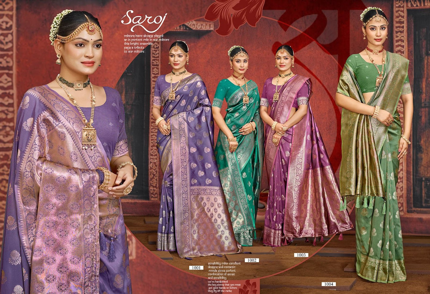 Silver Sand Silk Vol 6 Saroj Sarees Manufacturer Ahmedabad