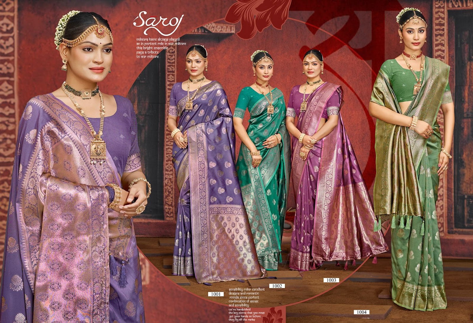 Silver Sand Silk Vol 6 Saroj Sarees Manufacturer Ahmedabad