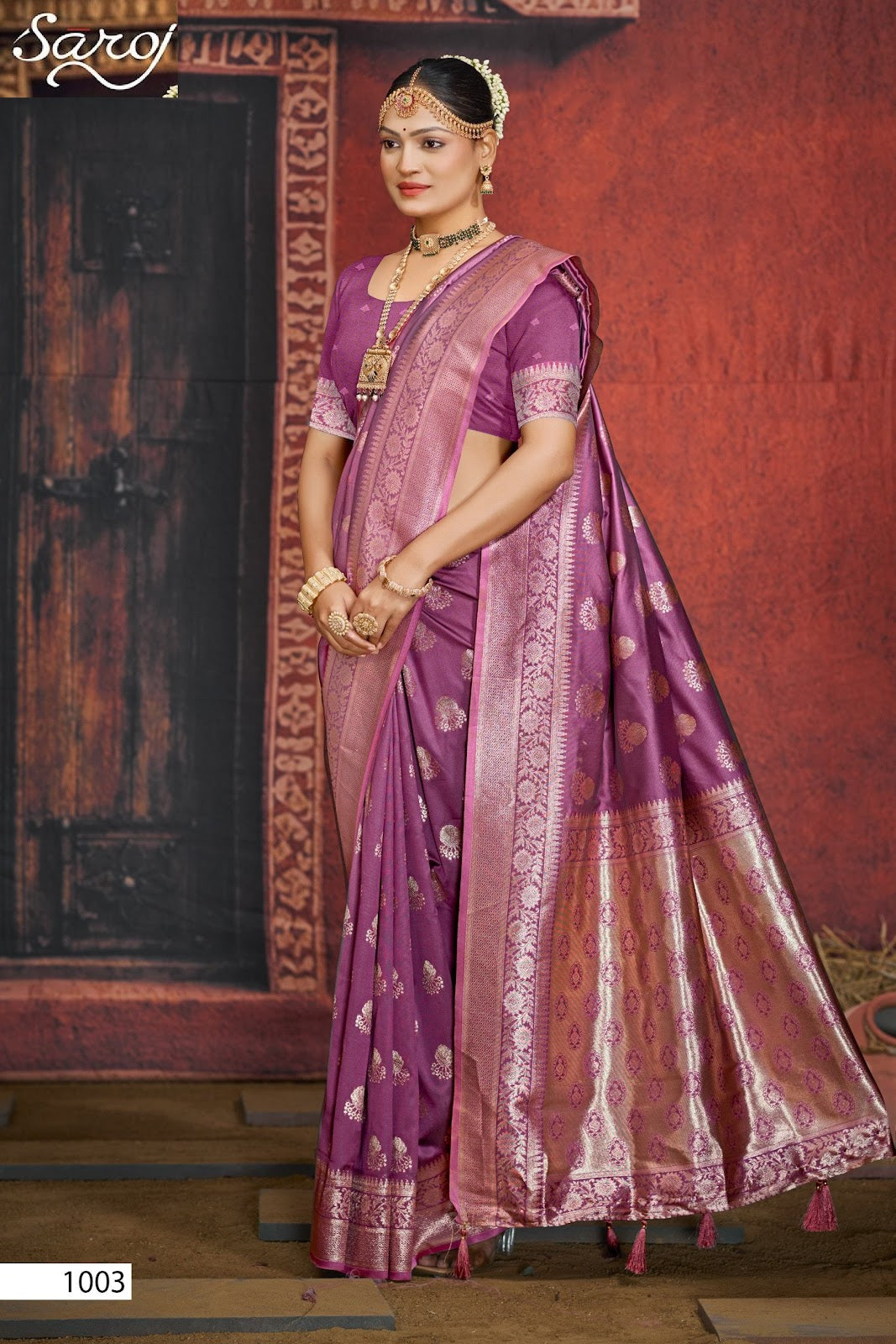 Silver Sand Silk Vol 6 Saroj Sarees Manufacturer Ahmedabad