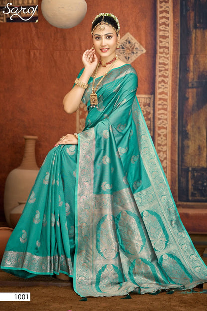 Silver Sand Silk Vol 7 Saroj Sarees Supplier Ahmedabad