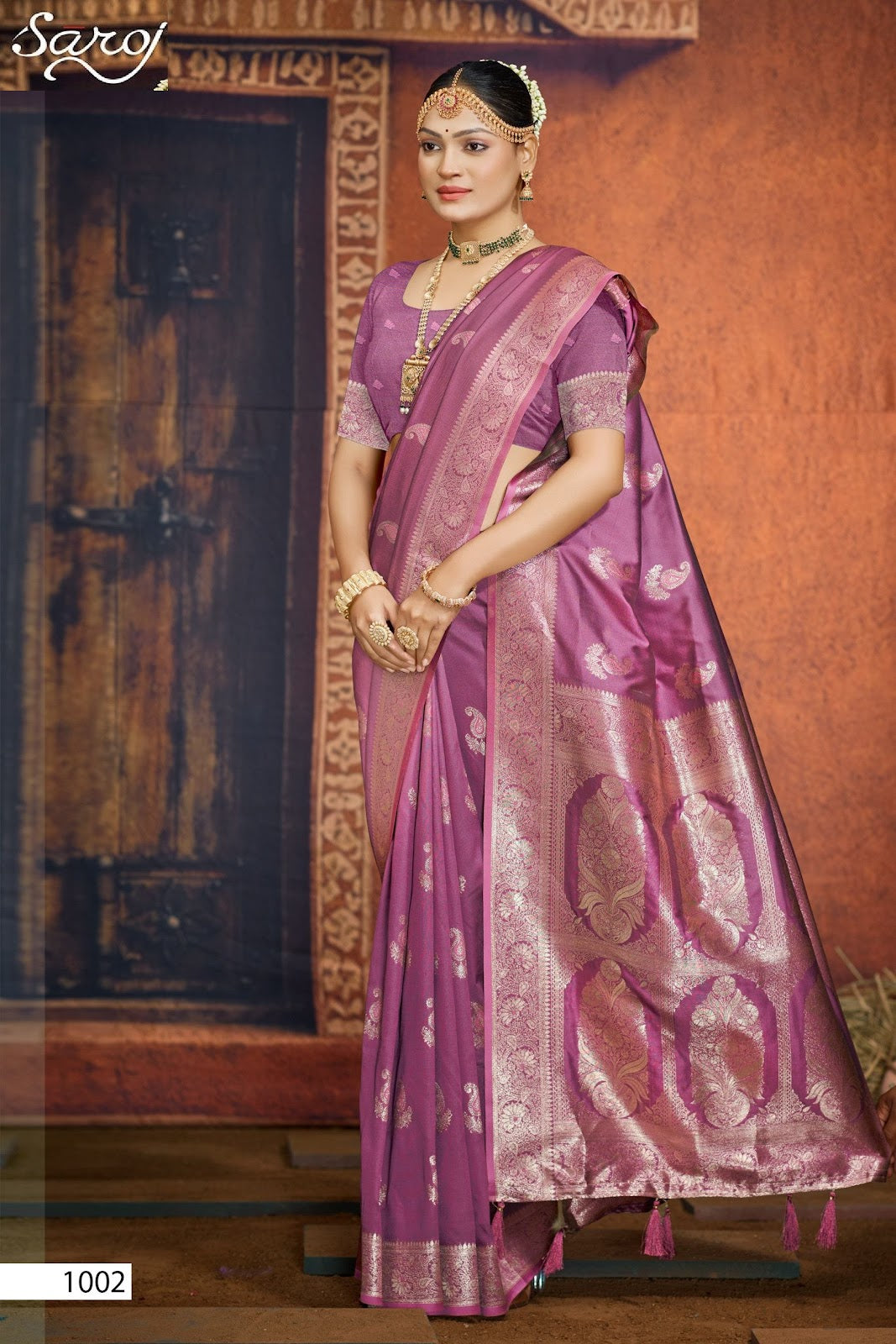 Silver Sand Silk Vol 7 Saroj Sarees Supplier Ahmedabad