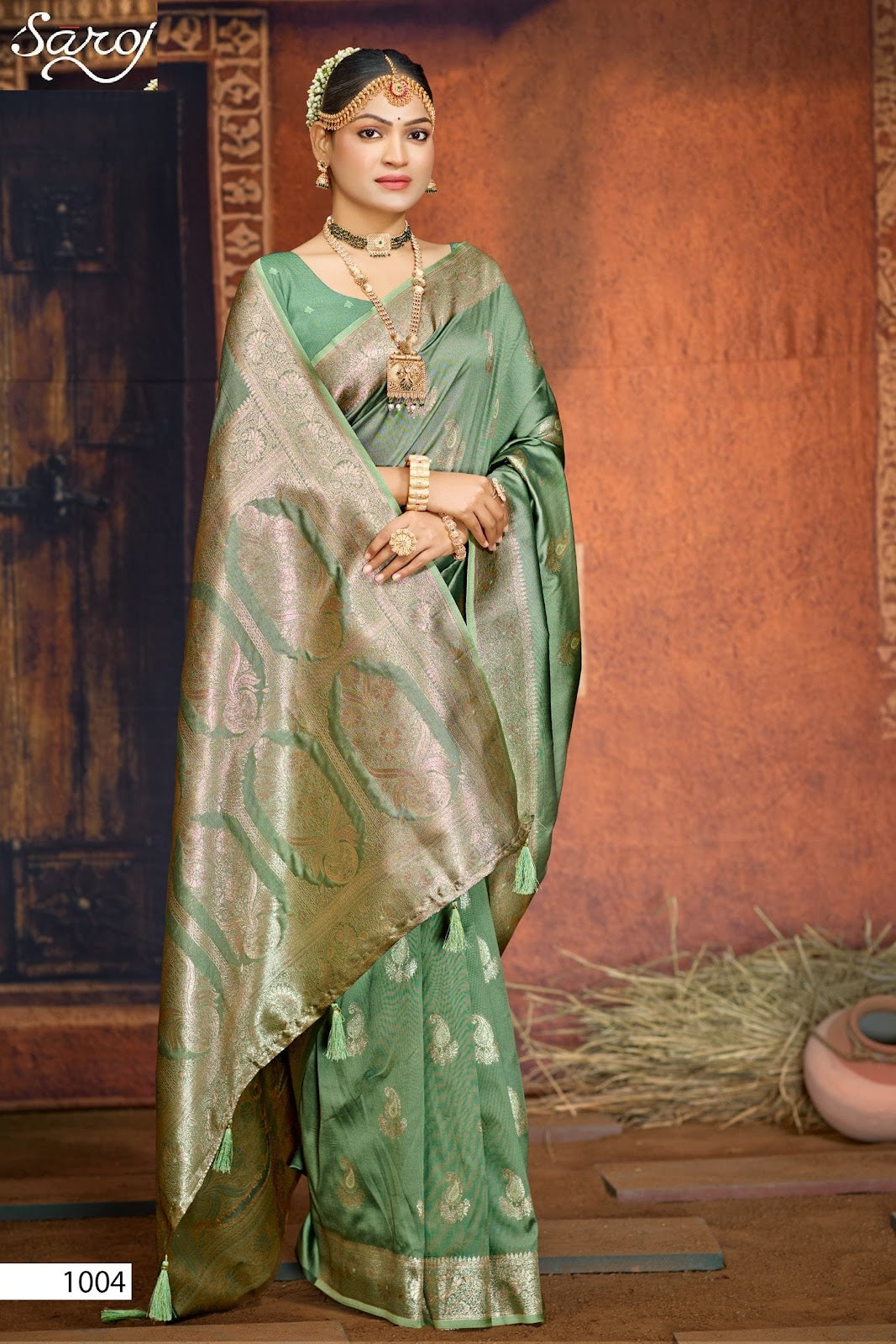 Silver Sand Silk Vol 7 Saroj Sarees Supplier Ahmedabad