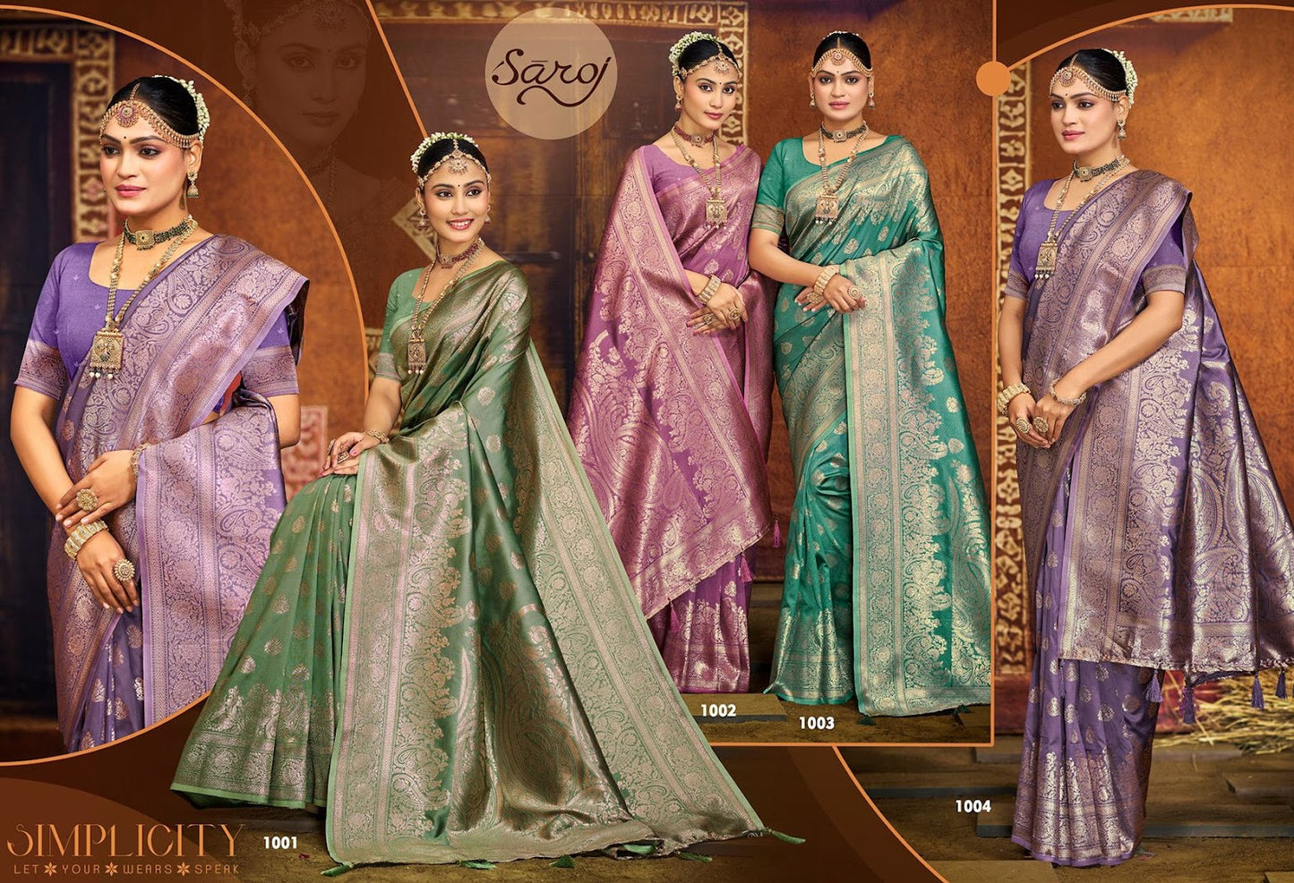 Silver Sand Silk Vol 8 Saroj Sarees Exporter Ahmedabad