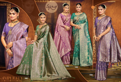 Silver Sand Silk Vol 8 Saroj Sarees Exporter Ahmedabad