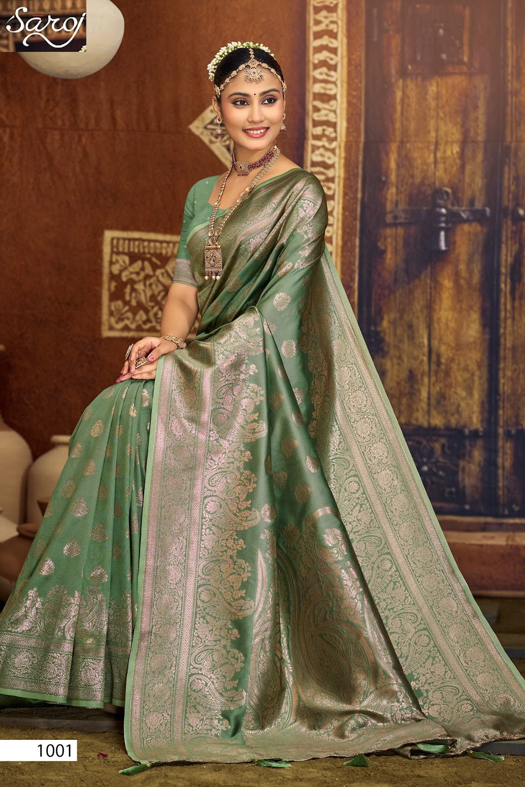 Silver Sand Silk Vol 8 Saroj Sarees Exporter Ahmedabad