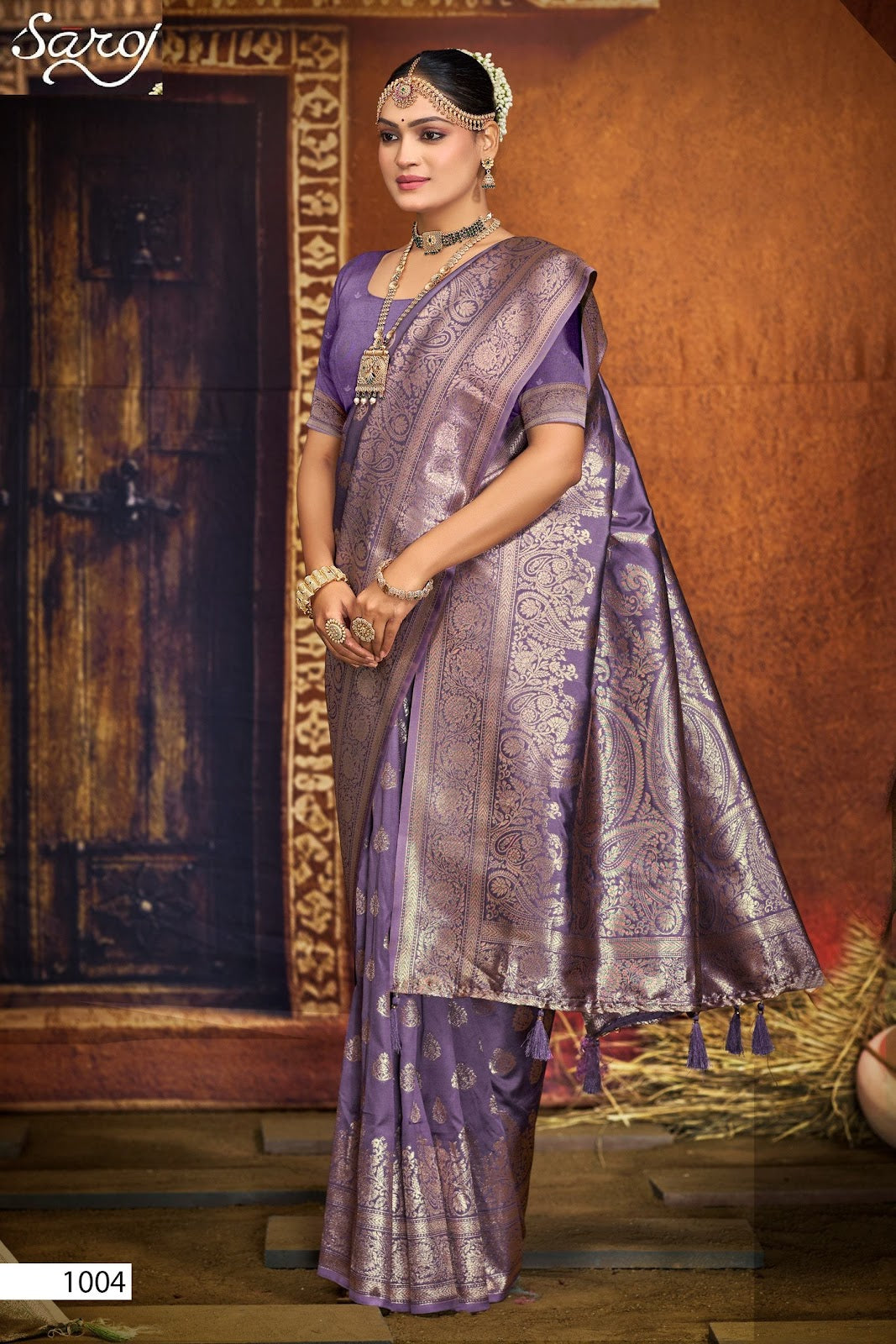 Silver Sand Silk Vol 8 Saroj Sarees Exporter Ahmedabad