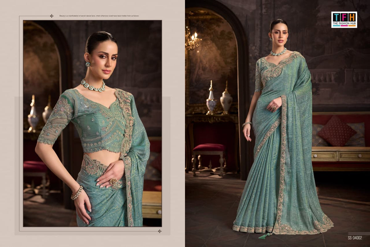 Silver Screen 24 Tfh Sarees Wholesaler