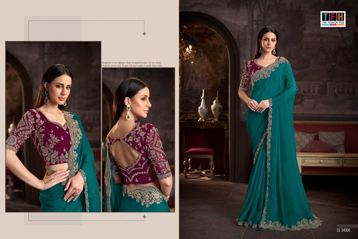 Silver Screen 24 Tfh Sarees Wholesaler