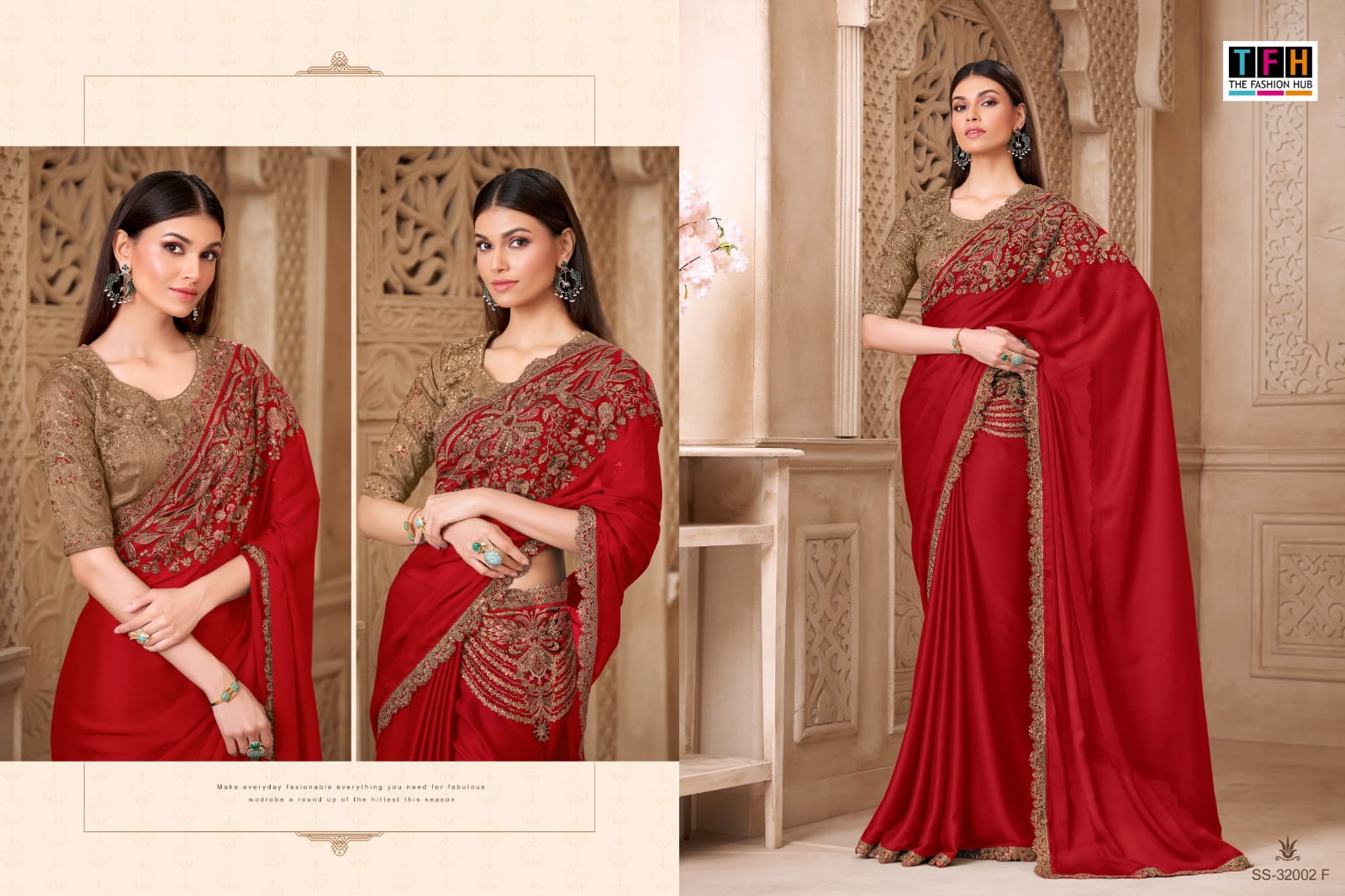 Silver Screen 32002 Hit Tfh Fiona Sarees Exporter India