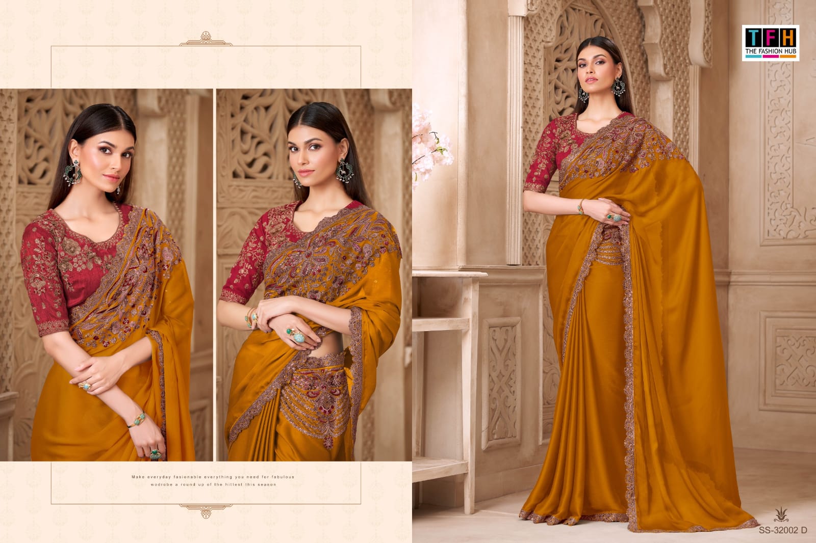 Silver Screen 32002 Hit Tfh Fiona Sarees Exporter India