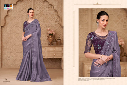 Silver Screen 32007 Hit Tfh Satin Sarees Supplier India