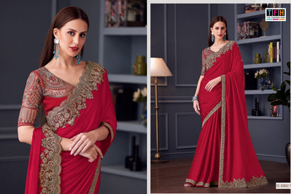 Silver Screen Hit 30002 Tfh Silk Sarees Supplier Ahmedabad