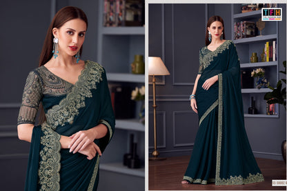 Silver Screen Hit 30002 Tfh Silk Sarees Supplier Ahmedabad