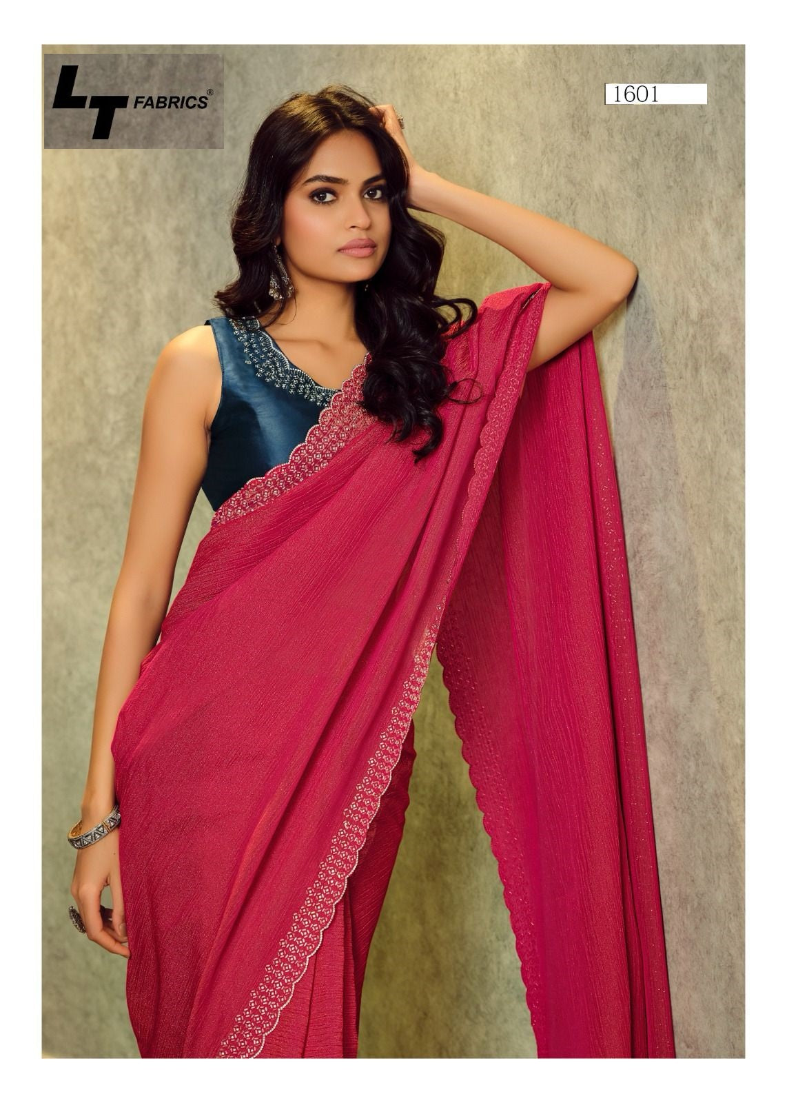 सिल्वर स्टोन वॉल्यूम 16 एलटी फैब्रिक्स कॉसमॉस साड़ी सप्लायर अहमदाबाद