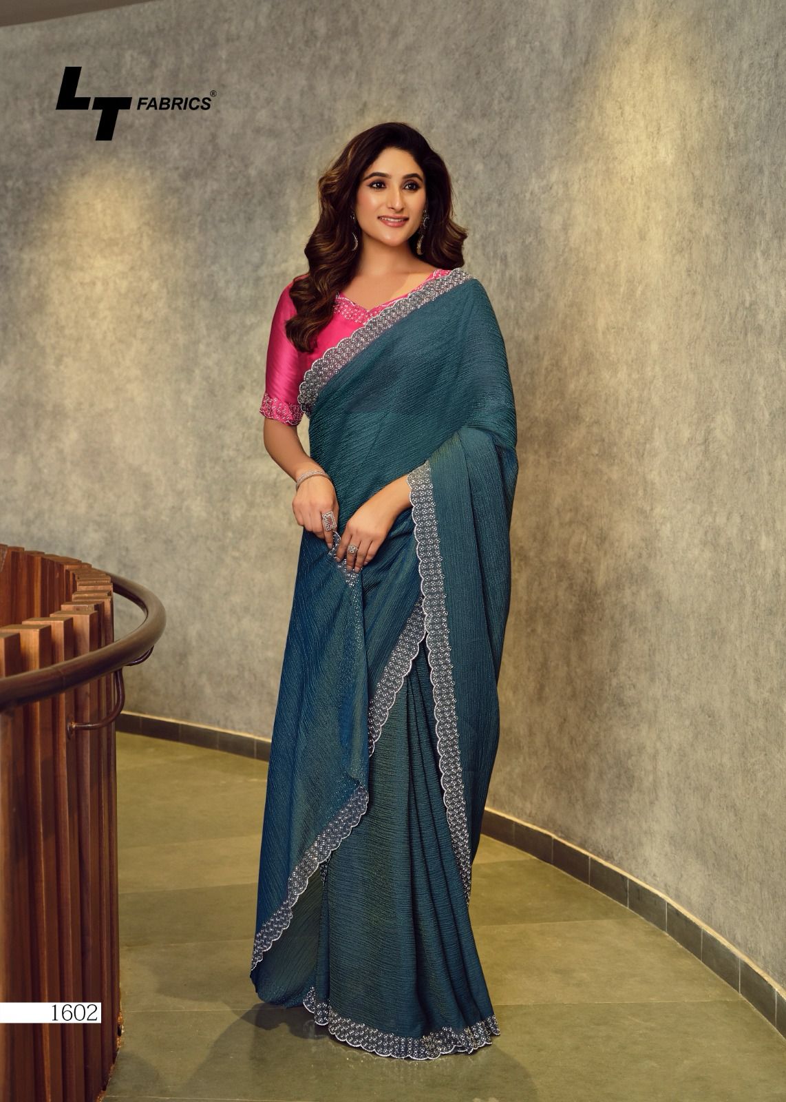 सिल्वर स्टोन वॉल्यूम 16 एलटी फैब्रिक्स कॉसमॉस साड़ी सप्लायर अहमदाबाद