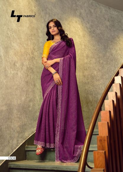 सिल्वर स्टोन वॉल्यूम 16 एलटी फैब्रिक्स कॉसमॉस साड़ी सप्लायर अहमदाबाद