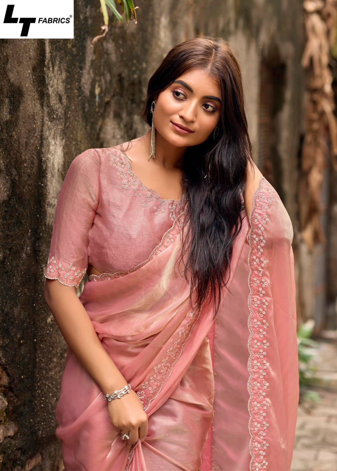 Silver Stone Vol 25 Lt Fabrics Nylon Satin Sarees Wholesale Price