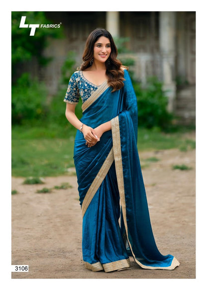 Silver Stone Vol 31 Lt Fabrics Silk Sarees Exporter Gujarat