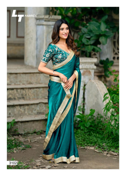 Silver Stone Vol 31 Lt Fabrics Silk Sarees Exporter Gujarat