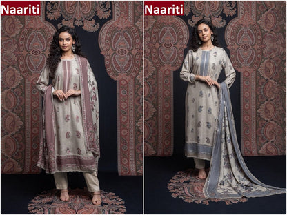 Silvor 305 Naariti Pashmina Suits Supplier