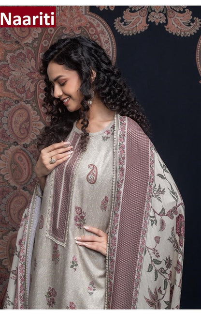 Silvor 305 Naariti Pashmina Suits Supplier
