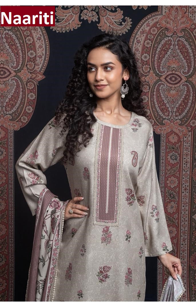 Silvor 305 Naariti Pashmina Suits Supplier