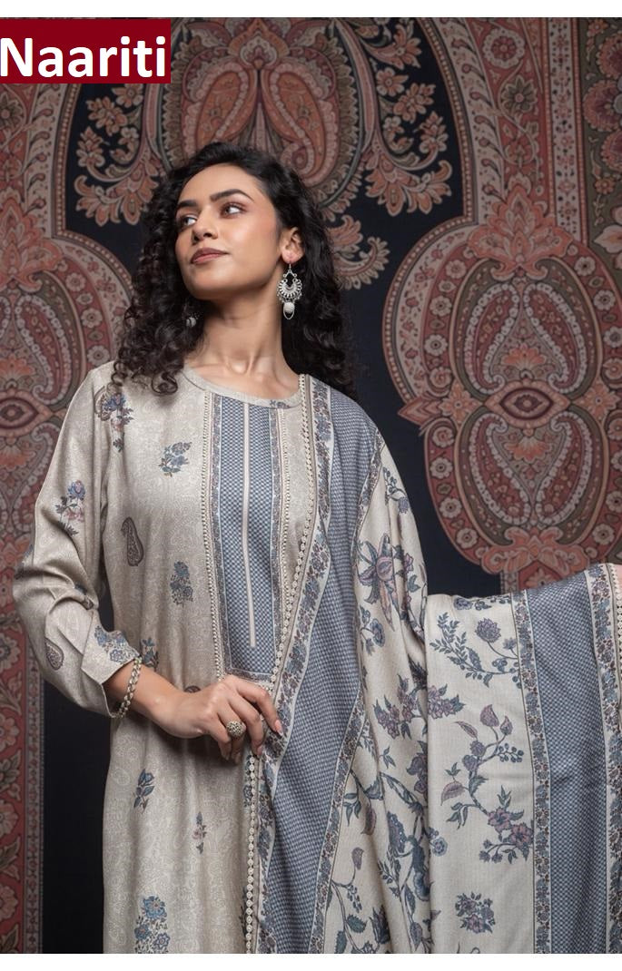 Silvor 305 Naariti Pashmina Suits Supplier