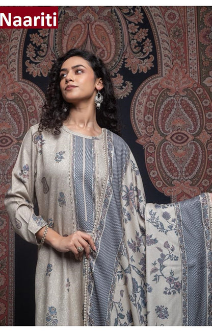 Silvor 305 Naariti Pashmina Suits Supplier
