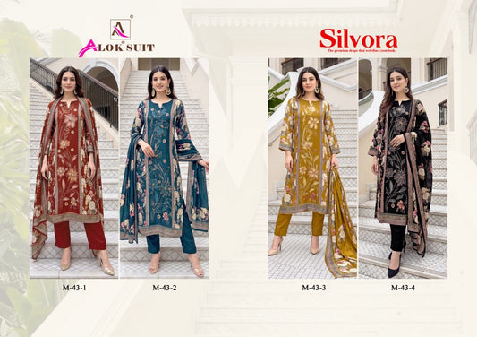 Silvora Alok Viscose Karachi Salwar Suits Exporter Gujarat