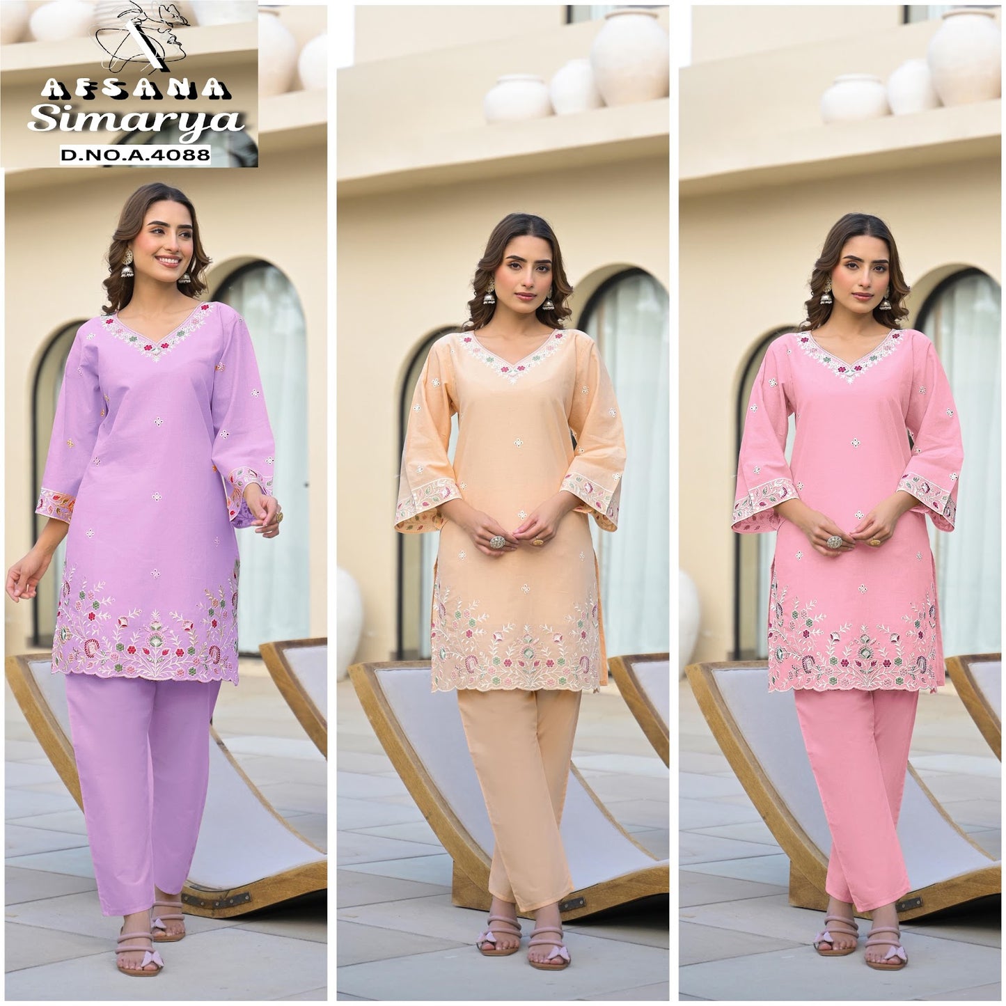 Simarya Afsana Cotton Co Ord Set Wholesaler Gujarat