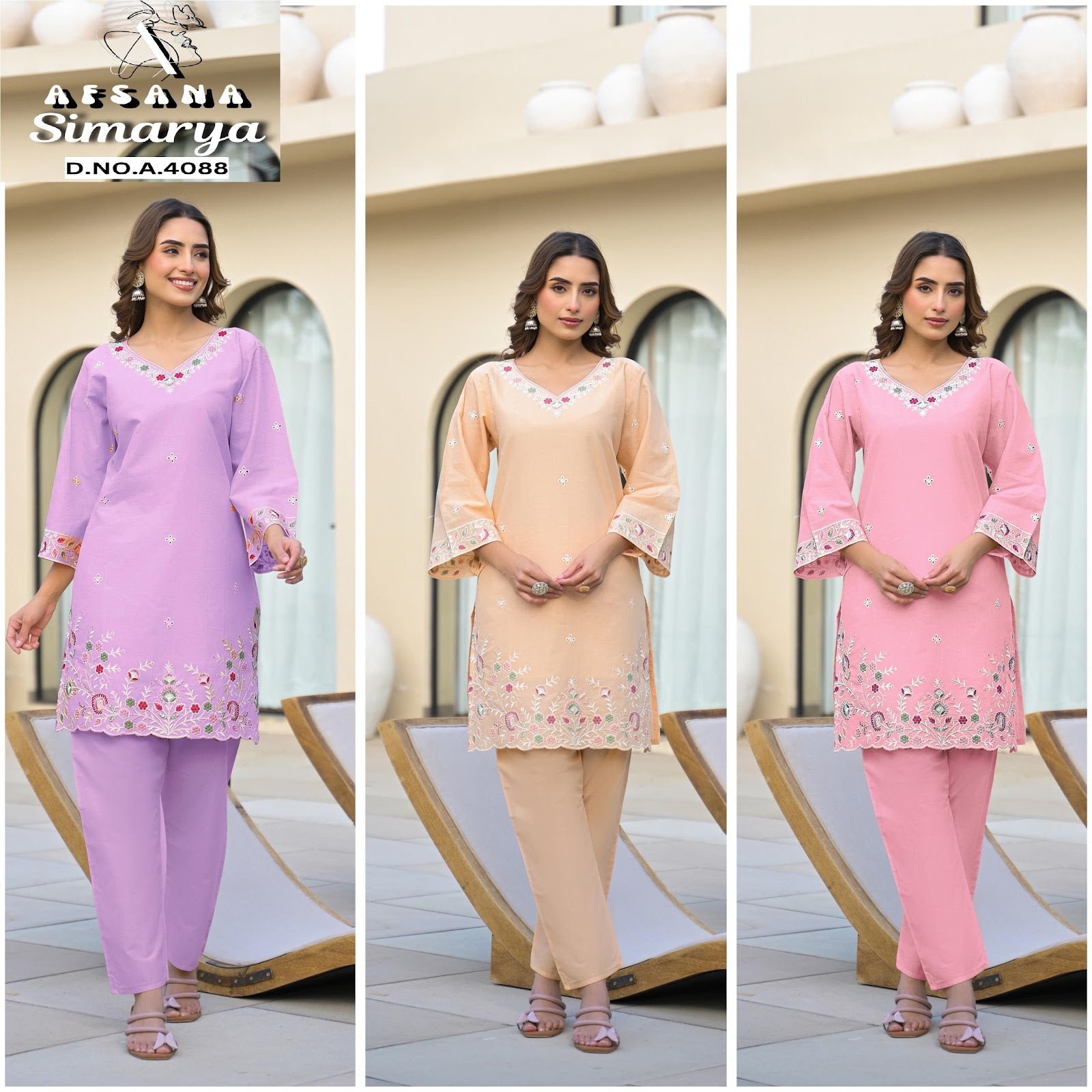 Simarya Afsana Cotton Co Ord Set Wholesaler Gujarat