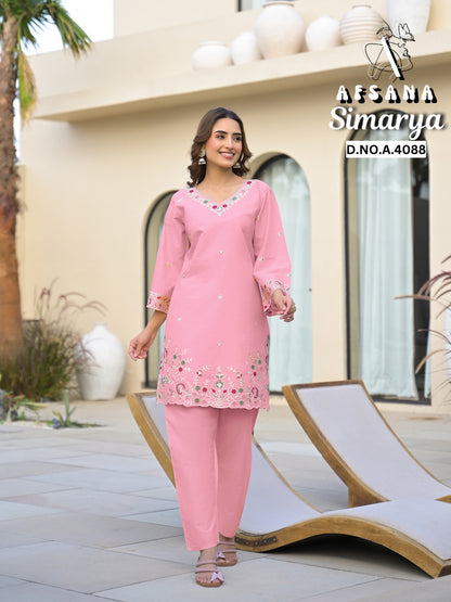 Simarya Afsana Cotton Co Ord Set Wholesaler Gujarat