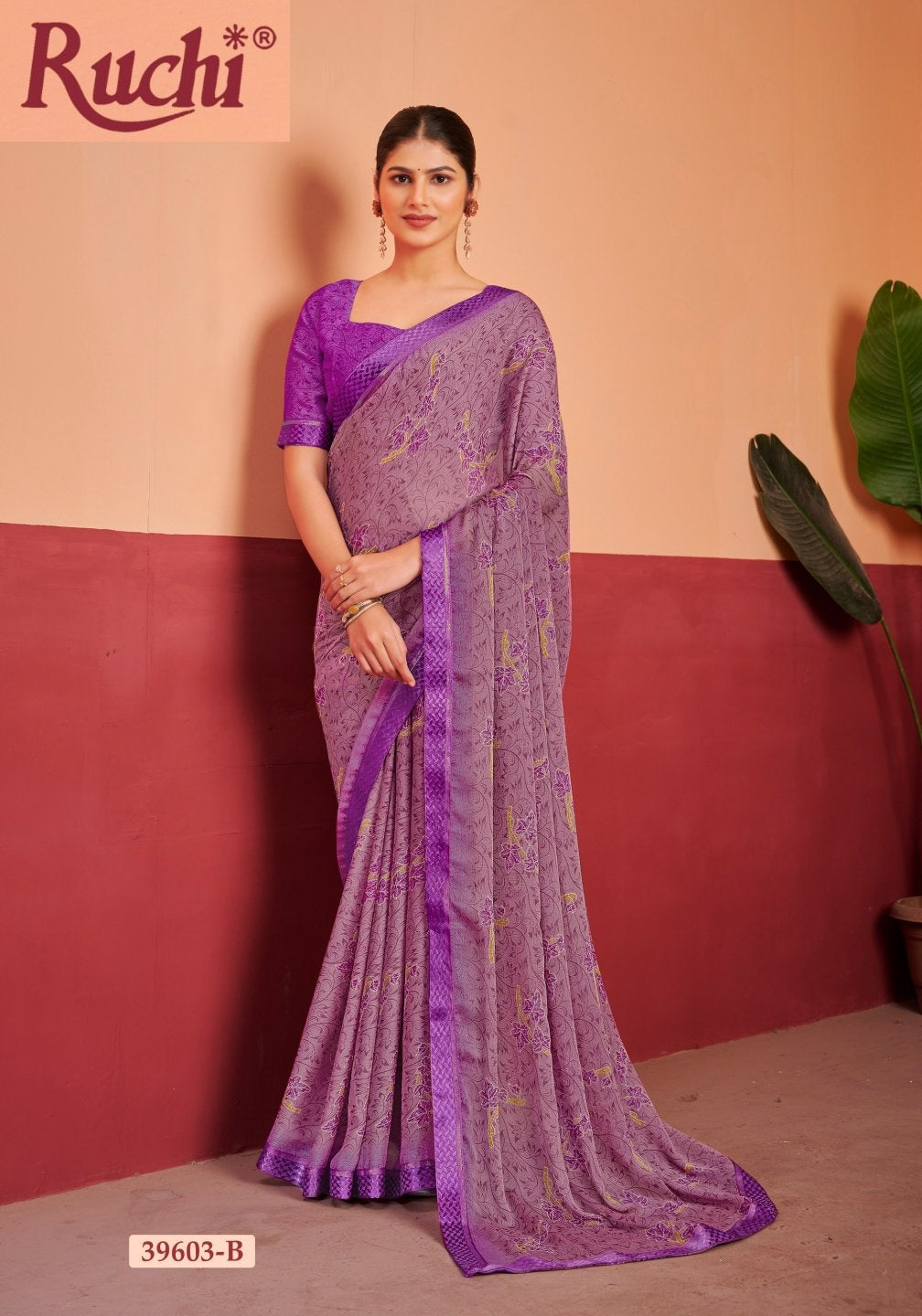 Simayaa Vol 28 Ruchi Chiffon Sarees Wholesale Price