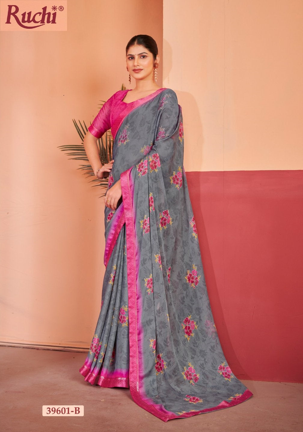 Simayaa Vol 28 Ruchi Chiffon Sarees Wholesale Price