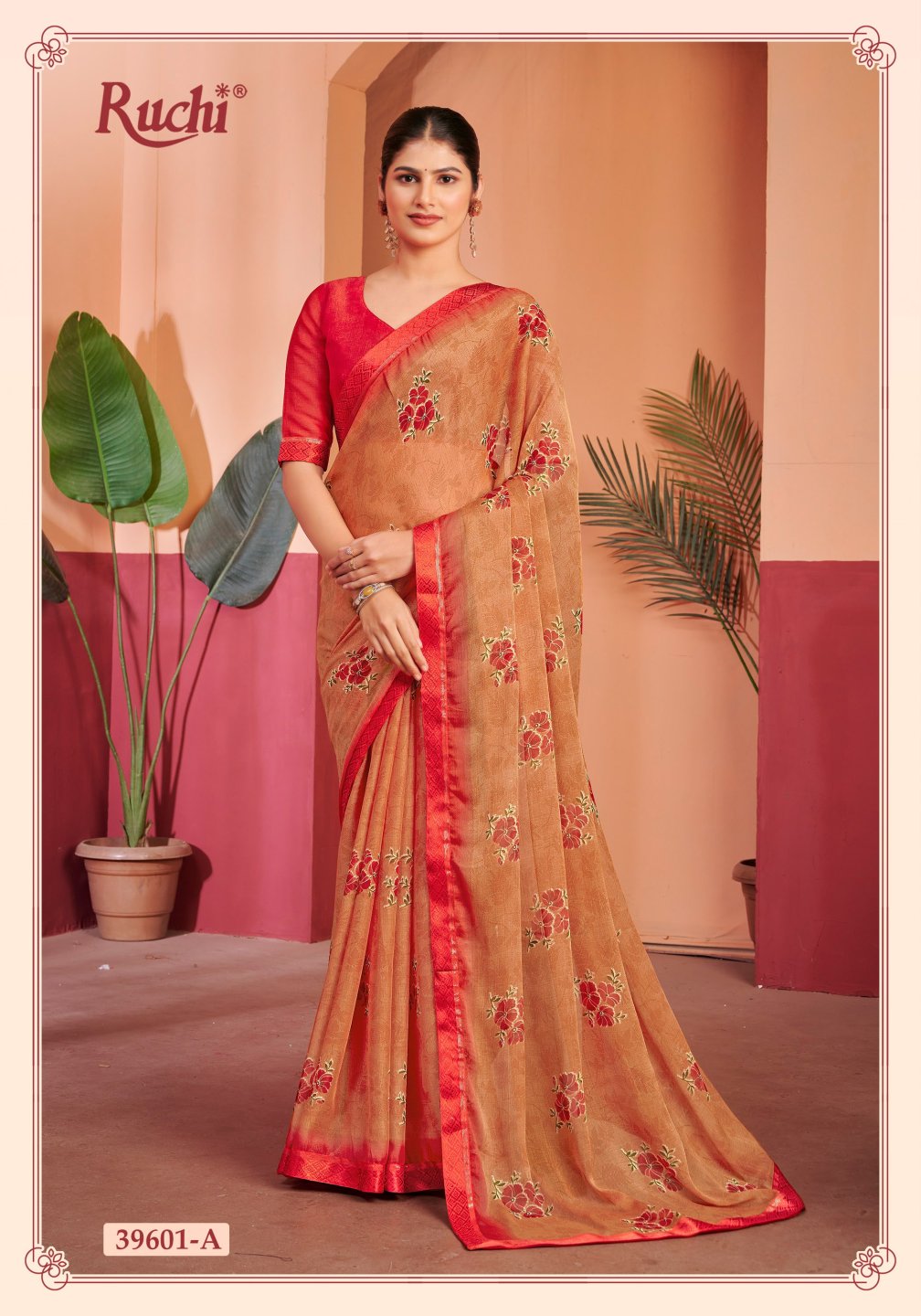 Simayaa Vol 28 Ruchi Chiffon Sarees Wholesale Price