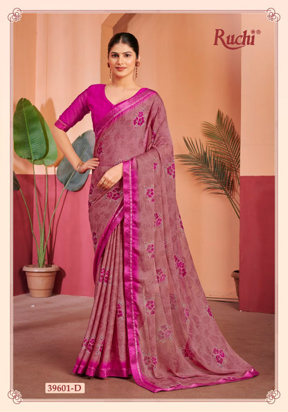 Simayaa Vol 28 Ruchi Chiffon Sarees Wholesale Price