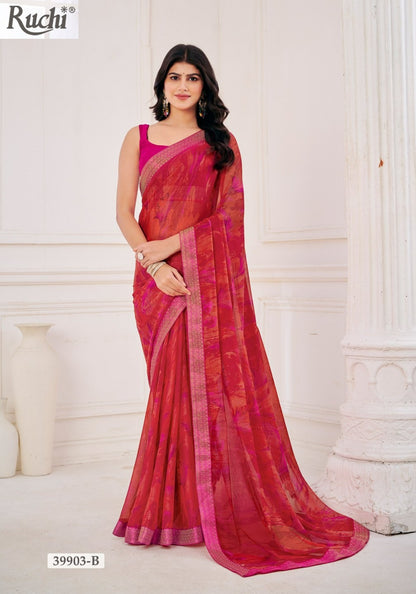 Simayaa Vol 30 Ruchi Chiffon Sarees Supplier India
