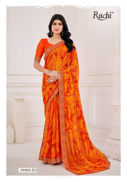 Simayaa Vol 30 Ruchi Chiffon Sarees Supplier India