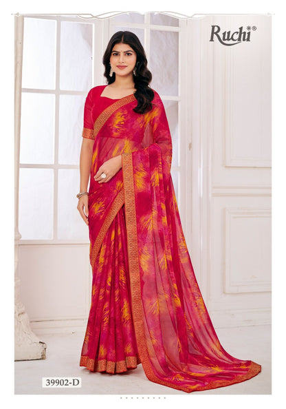 Simayaa Vol 30 Ruchi Chiffon Sarees Supplier India