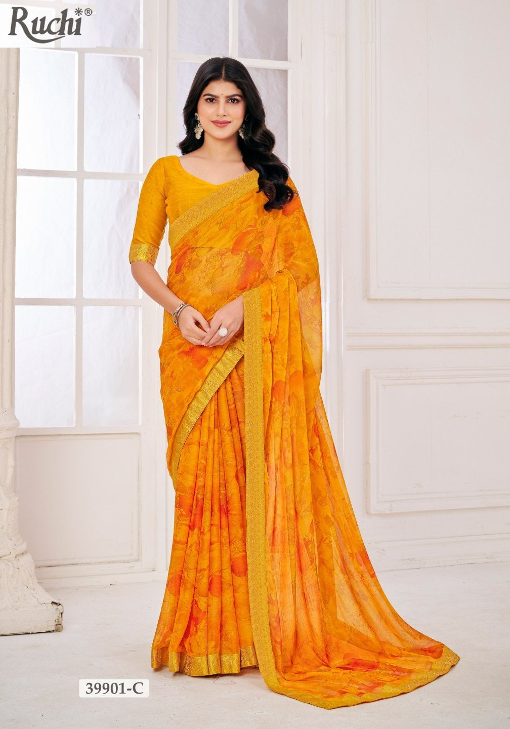 Simayaa Vol 30 Ruchi Chiffon Sarees Supplier India