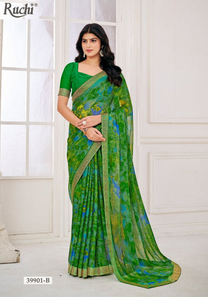 Simayaa Vol 30 Ruchi Chiffon Sarees Supplier India