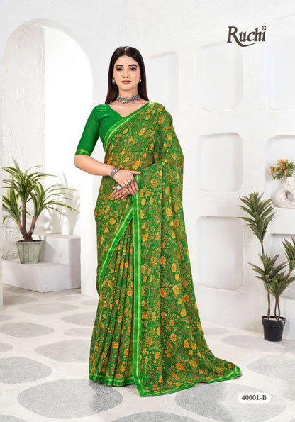 Simayaa Vol 31 Ruchi Chiffon Sarees Exporter India