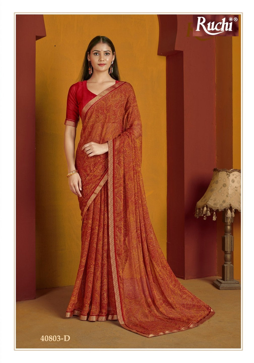 Simayaa Vol 32 Ruchi Chiffon Sarees Wholesale