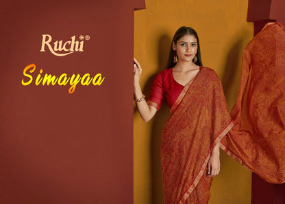 Simayaa Vol 32 Ruchi Chiffon Sarees Wholesale