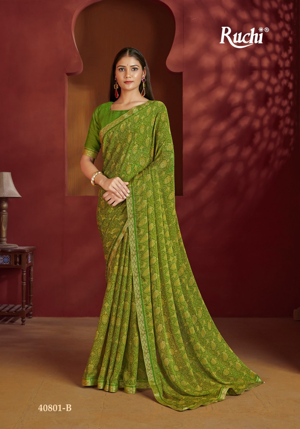 Simayaa Vol 32 Ruchi Chiffon Sarees Wholesale