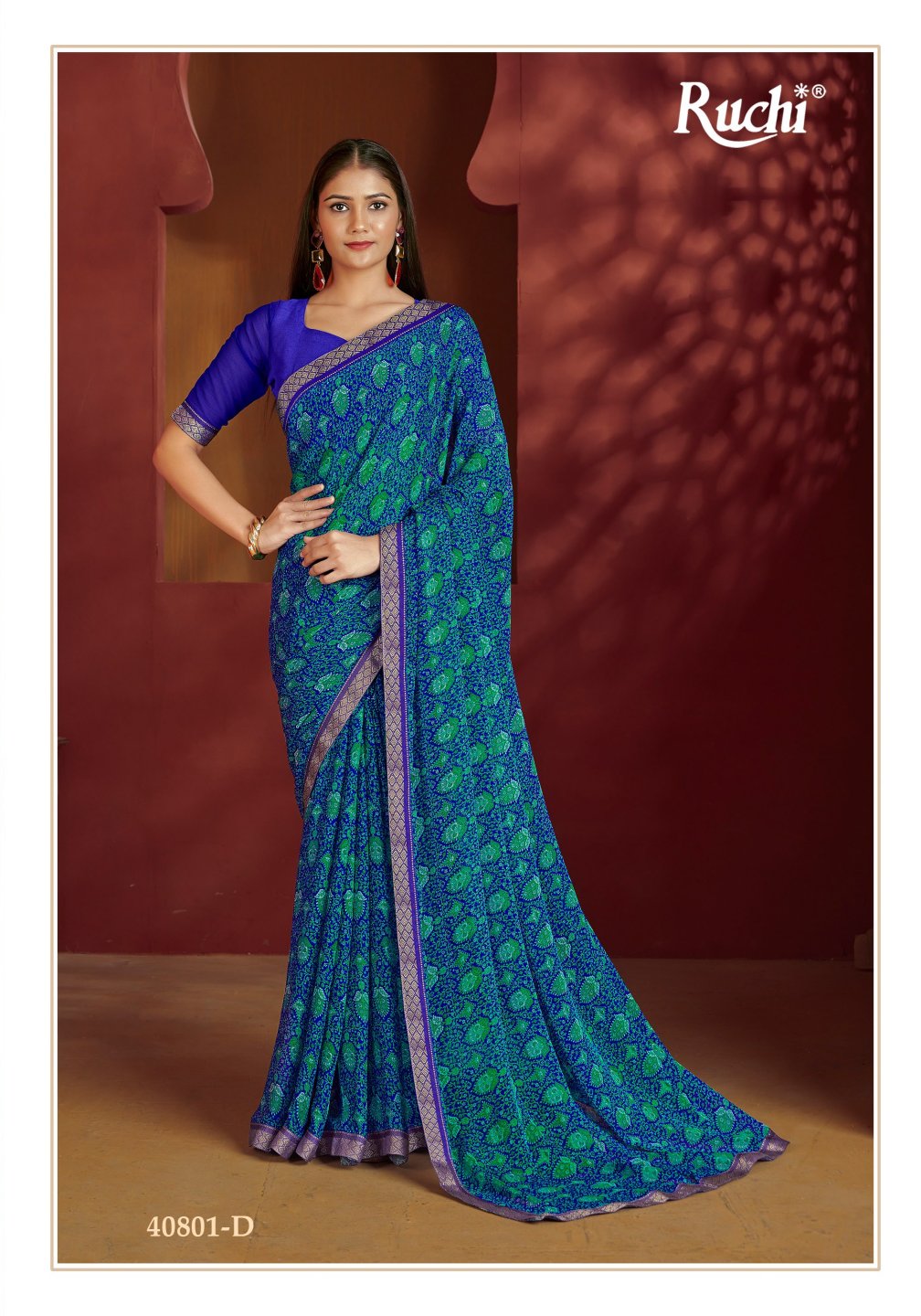 Simayaa Vol 32 Ruchi Chiffon Sarees Wholesale