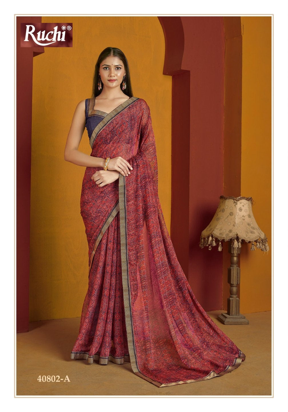 Simayaa Vol 32 Ruchi Chiffon Sarees Wholesale