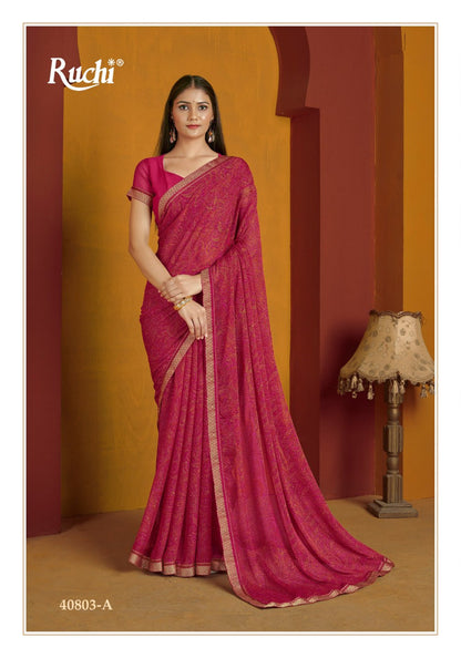 Simayaa Vol 32 Ruchi Chiffon Sarees Wholesale