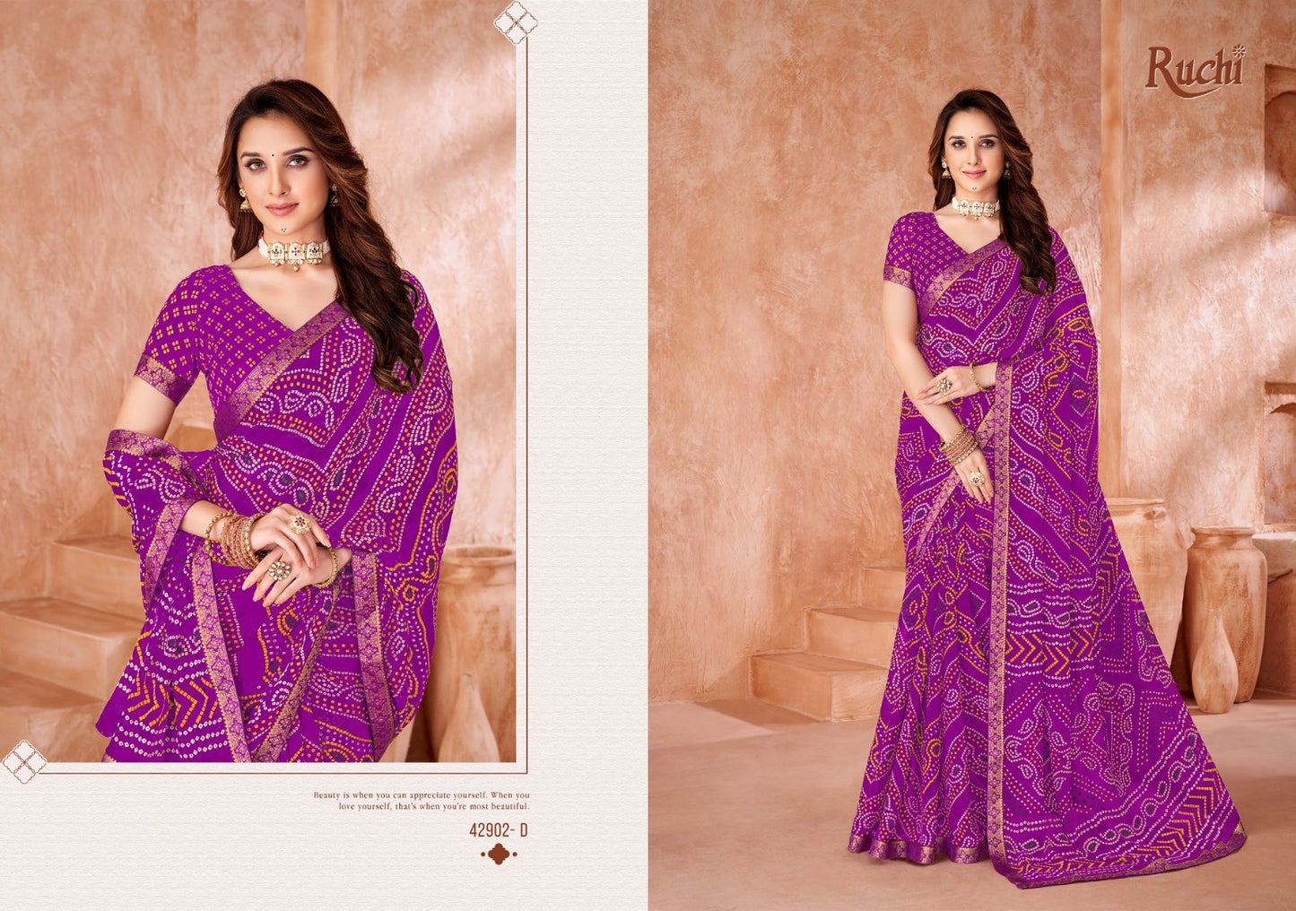Simayaa Vol 35 Ruchi Chiffon Sarees Manufacturer